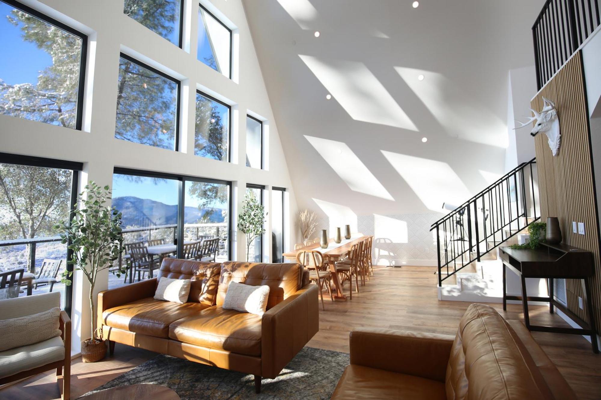 High End A-Frame - Hot Tub - Awesome Views - Yosemite - Electric Vehicle Friendly - Sleeps 10 Villa Оукхърст Екстериор снимка