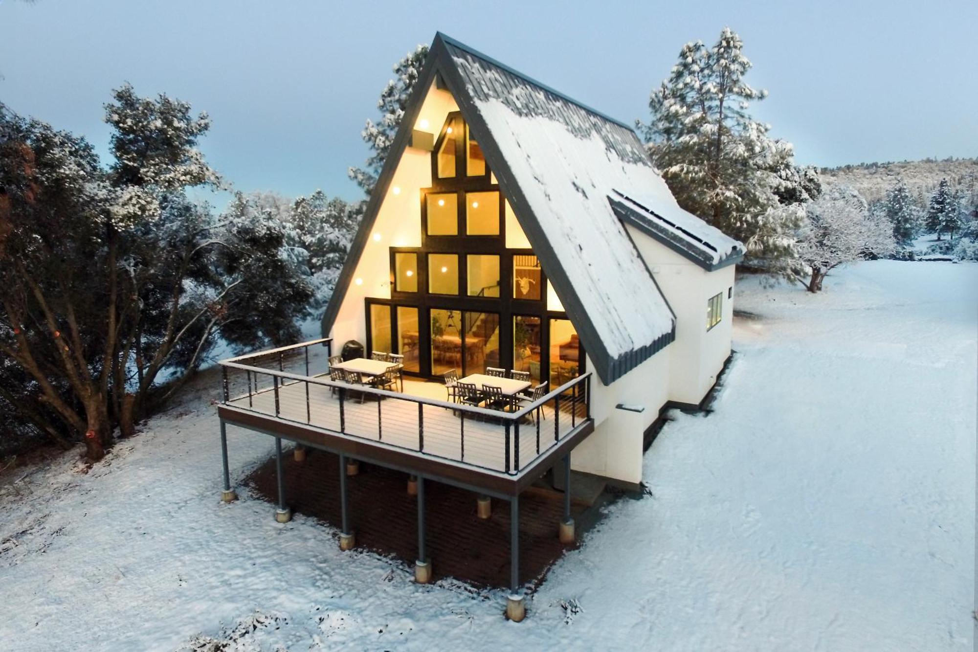 High End A-Frame - Hot Tub - Awesome Views - Yosemite - Electric Vehicle Friendly - Sleeps 10 Villa Оукхърст Екстериор снимка